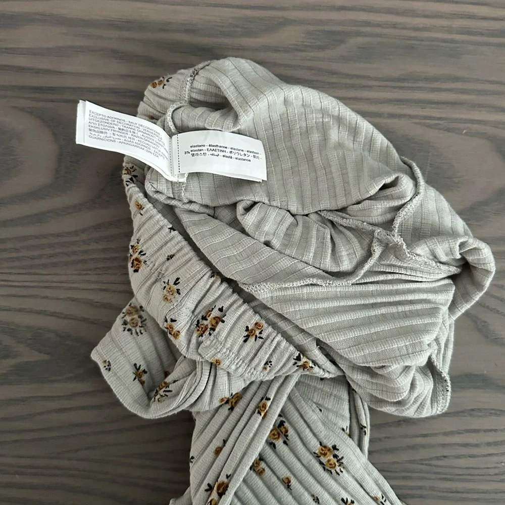 ZARA GIRLS RUFFLED FLORAL MATCHING SET